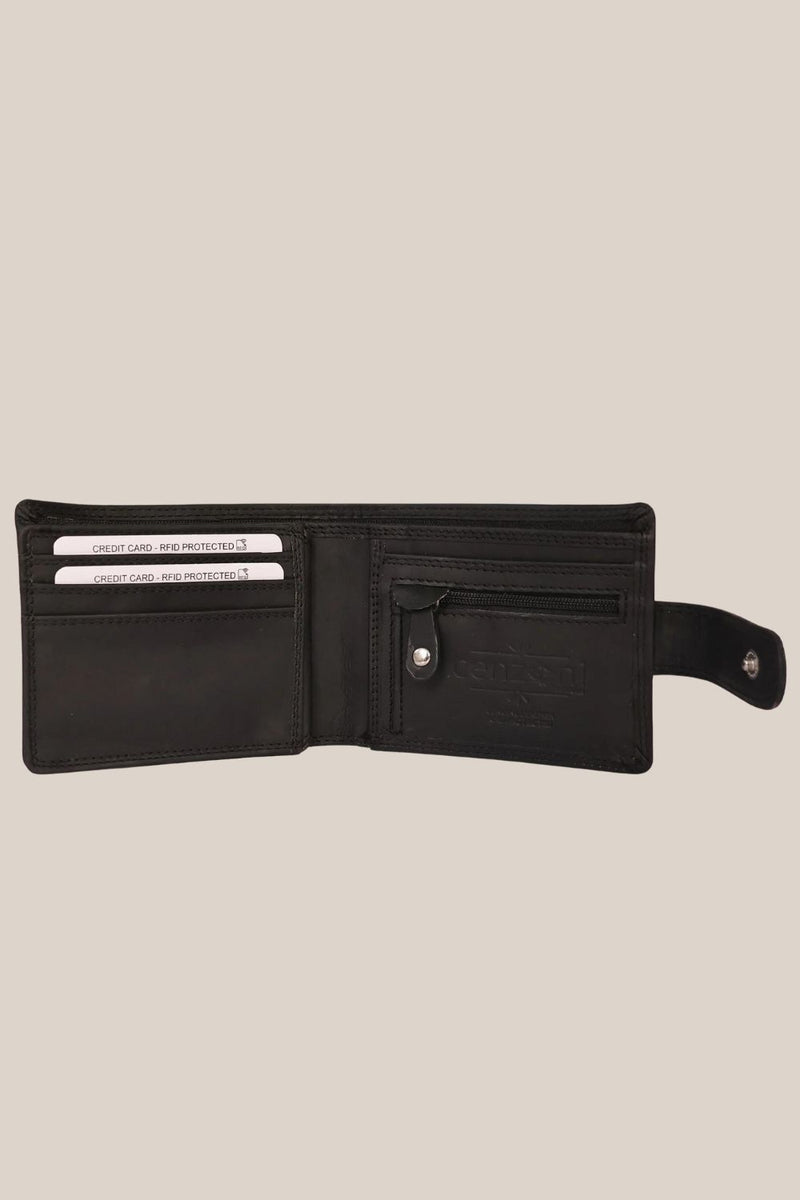Cenzoni RFID Oil Pull Up Leather Mens Wallet