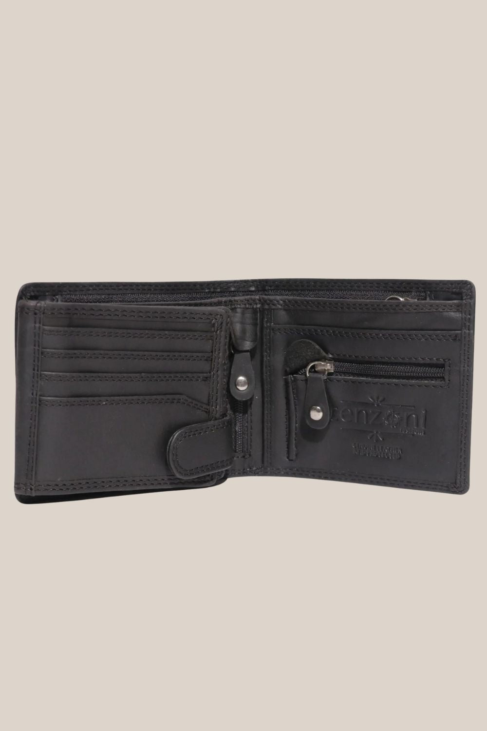 Cenzoni RFID Oil Pull Up Leather Mens Wallet