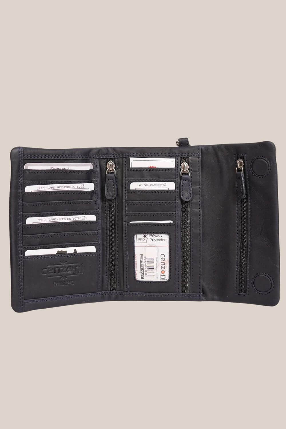 Cenzoni Ladies Trifold Wallet