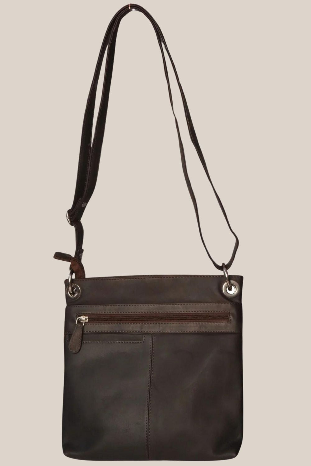 Cenzoni Floral Embossed Leather Bag