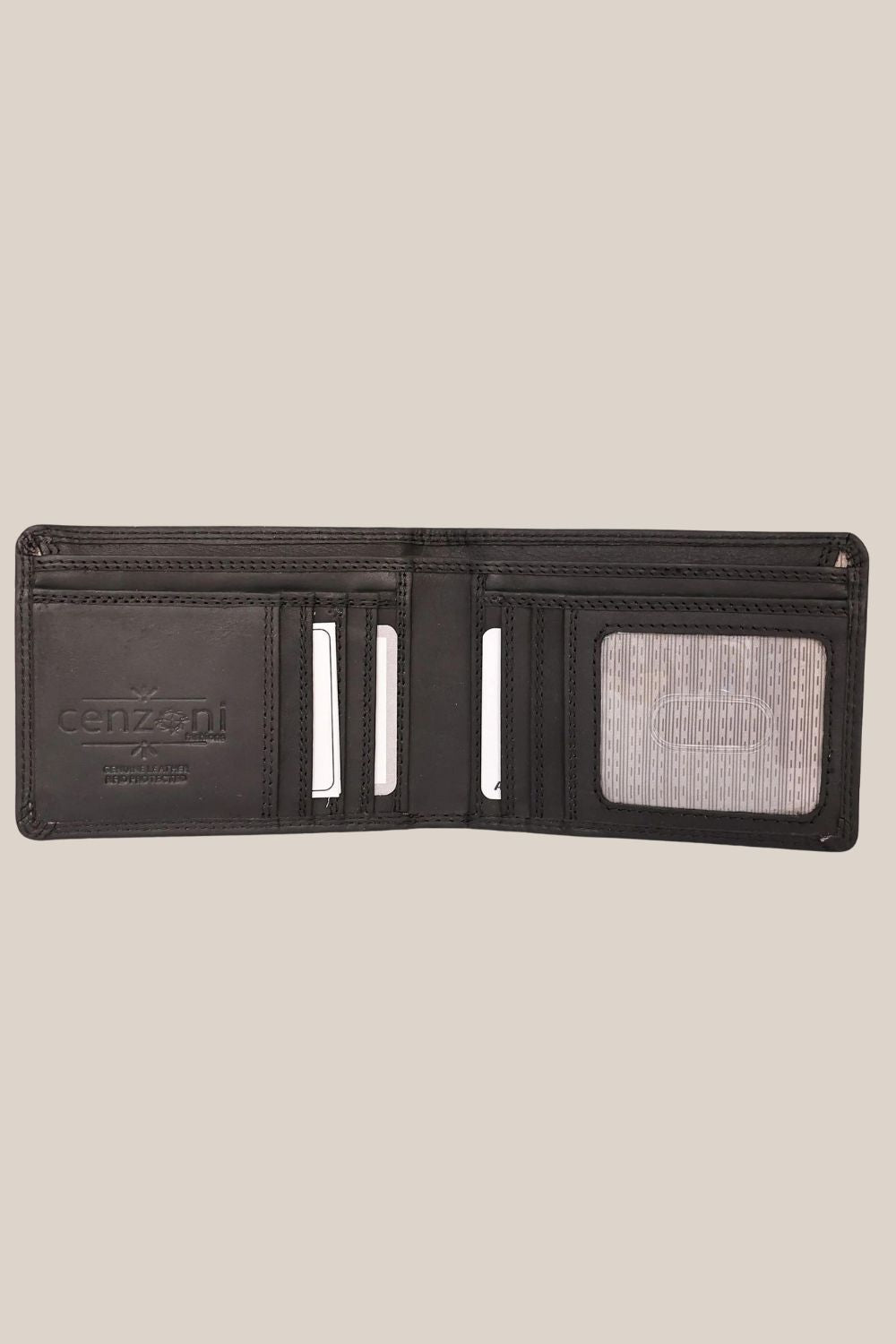 Cenzoni RFID Oil Pull Up Leather Mens Wallet