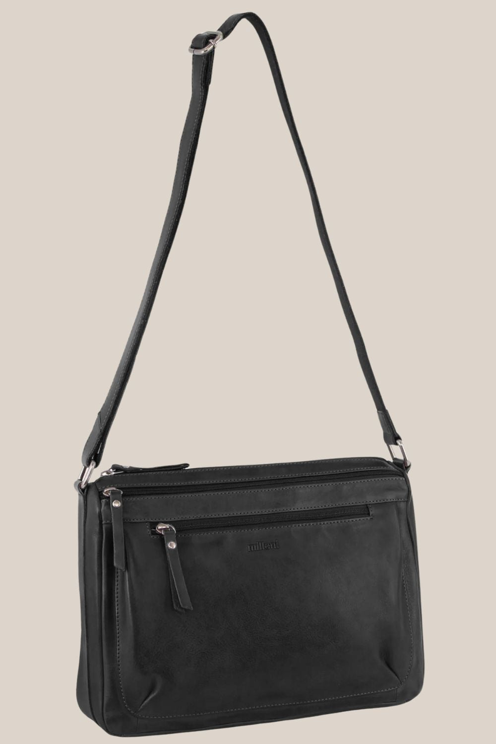 Milleni Leather Cross Body Bag