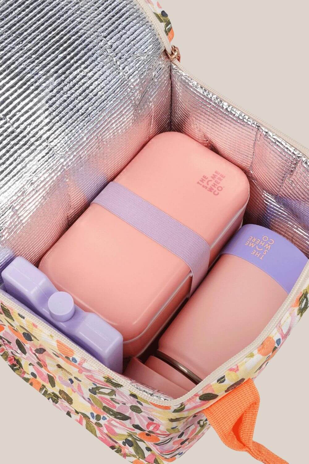 The Somewhere Co Wildflower Lunch Bag