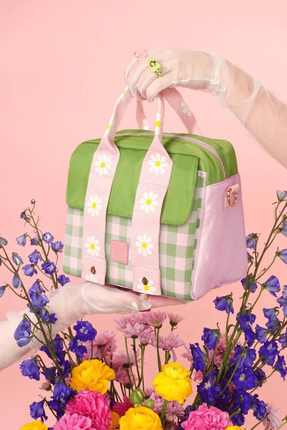 The Somewhere Co Versailles Garden Lunch Tote