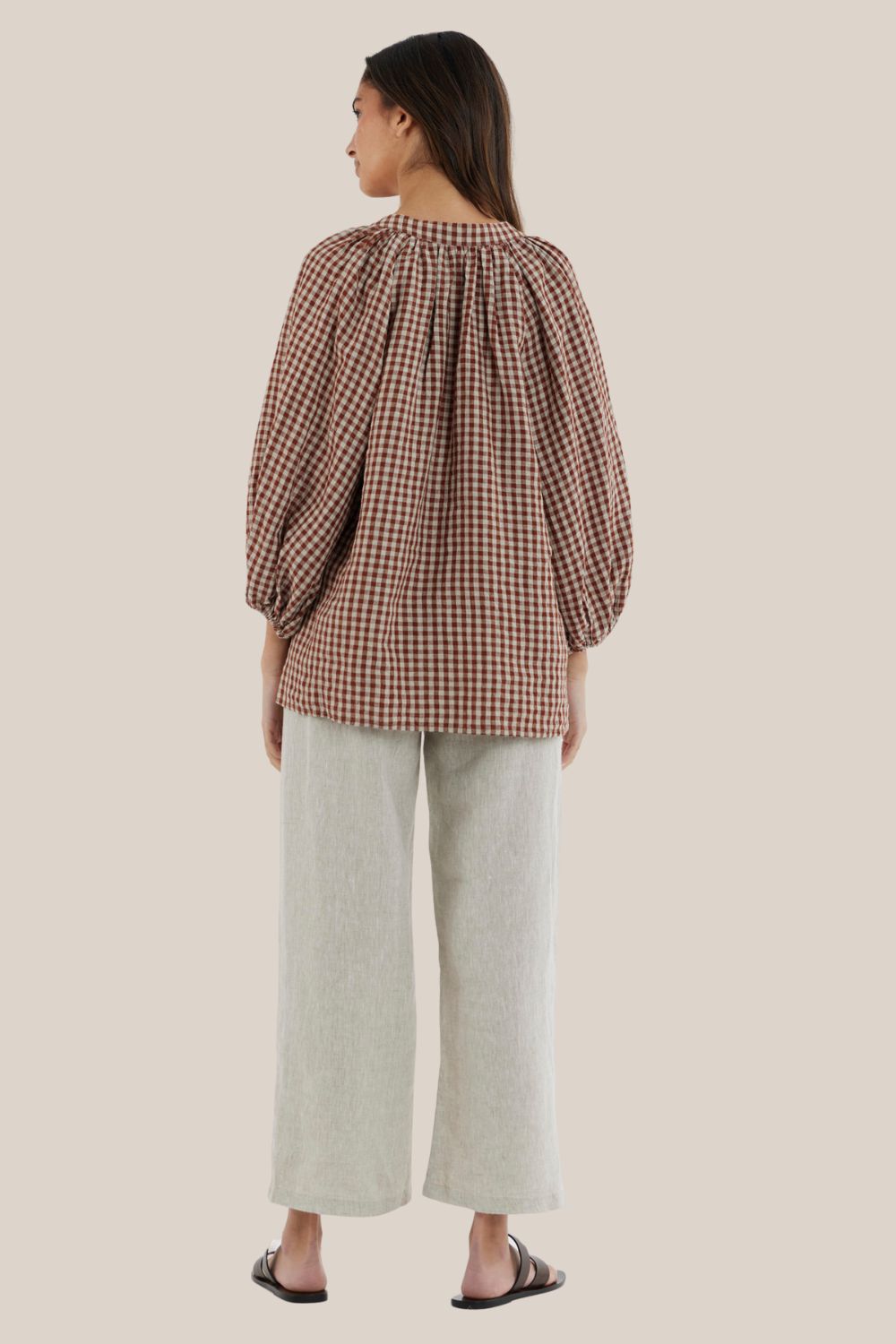 Amelius Hazel Checked Blouse