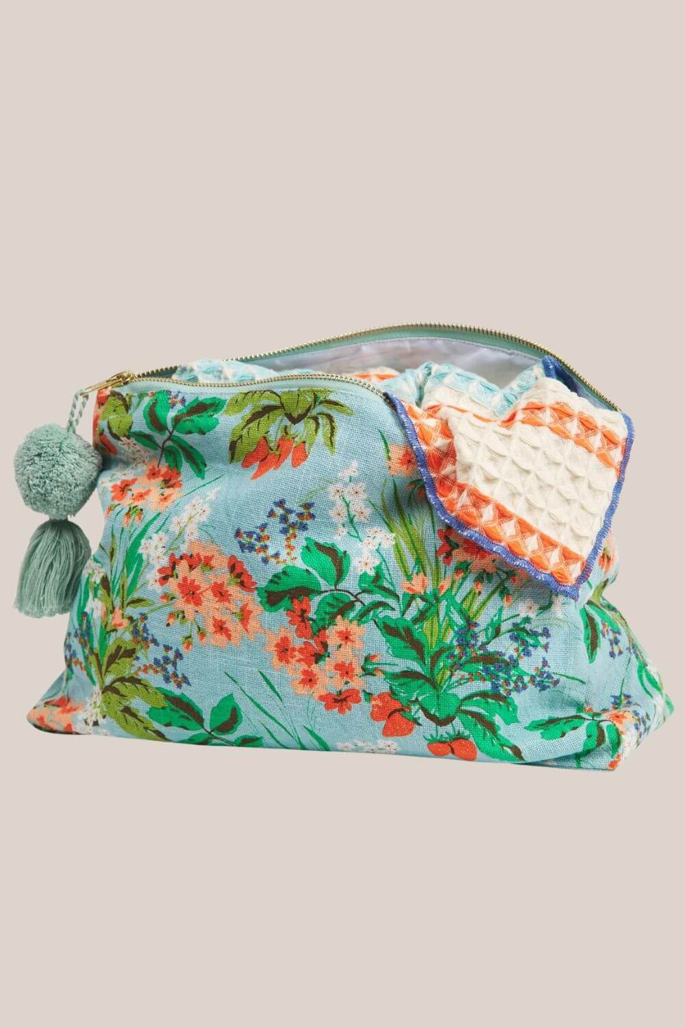 Sage x Clare Yarrow Cosmetic Bag