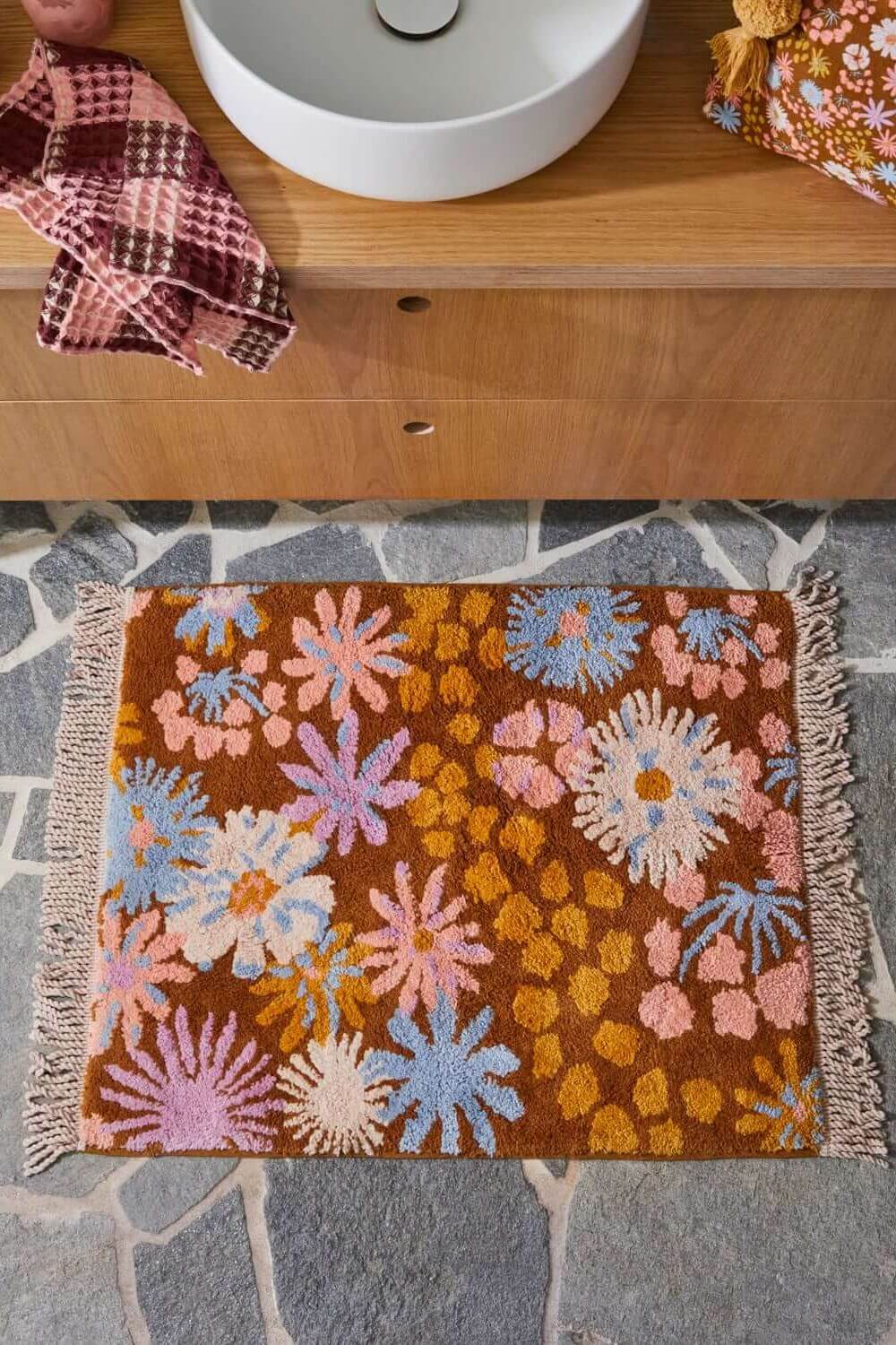 Sage x Clare Hayfolk Bath Mat