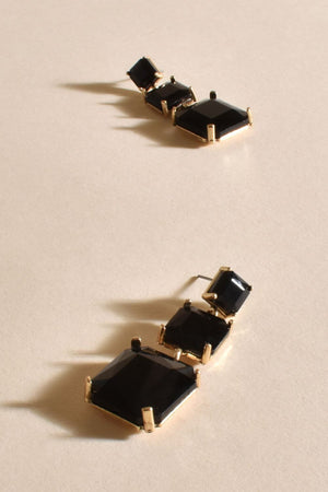 Adorne Modern Cocktail Jewel Drop Earrings