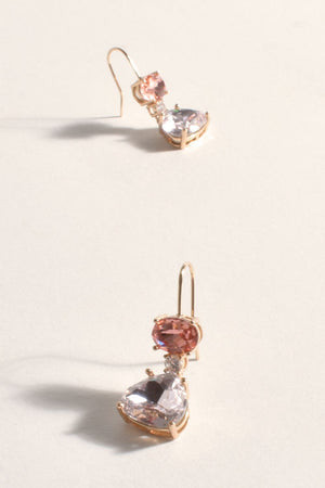 Adorne Cassie Jewel Drop Hook Earrings