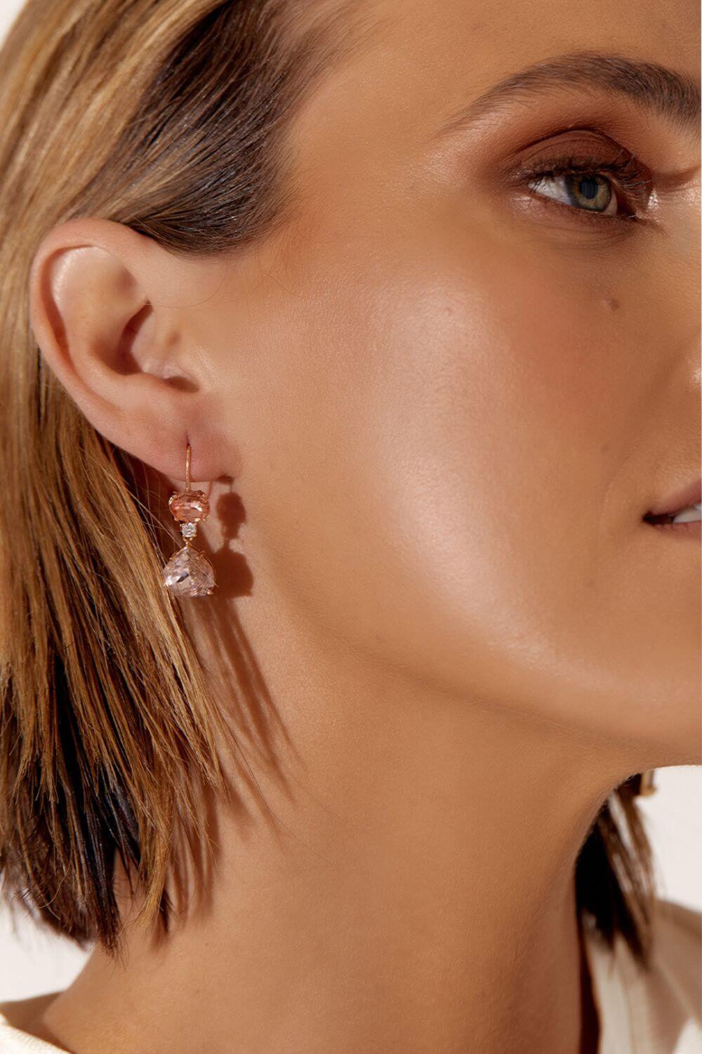 Adorne Cassie Jewel Drop Hook Earrings