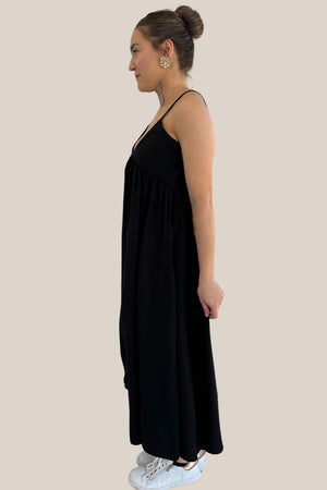 Lucia Pleated Midi Dress
