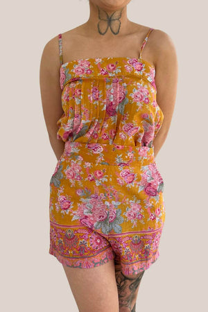 Coconinya Antique Floral Capri Short