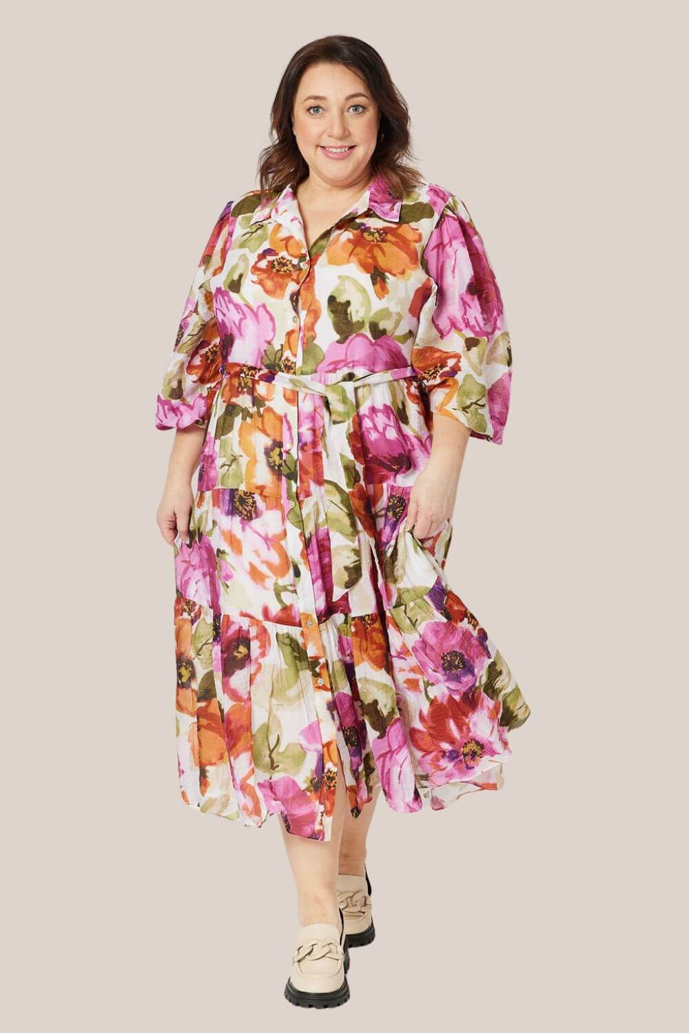 Gordon Smith Maui Floral Dress