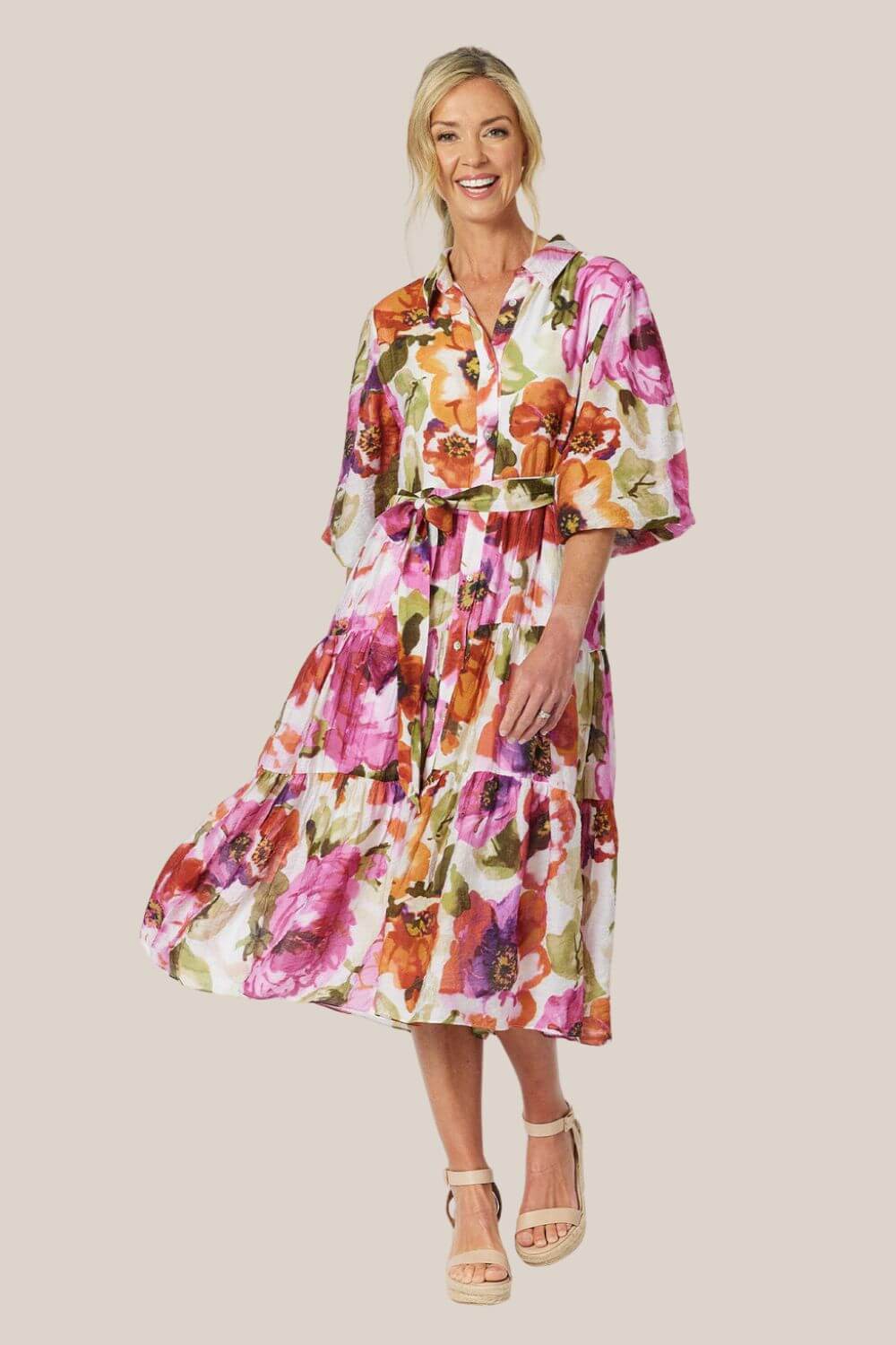 Gordon Smith Maui Floral Dress