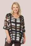 Gordon Smith Zena Check Layered Tunic