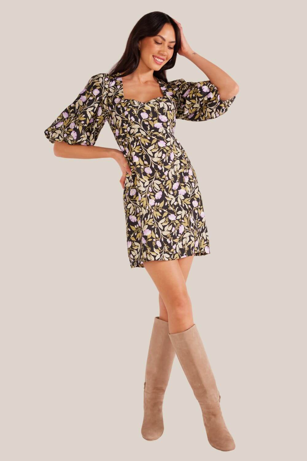 Mink Pink Nocturne Mini Dress