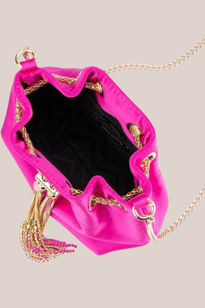 Olga Berg Amanda Satin Pouch