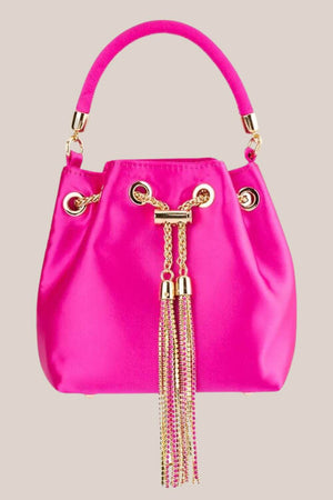 Olga Berg Amanda Satin Pouch