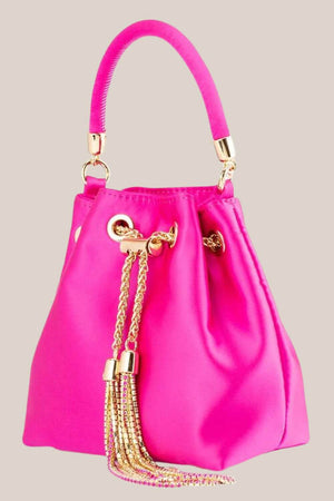 Olga Berg Amanda Satin Pouch