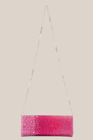Olga Berg Camille Ombre Hotfix Clutch