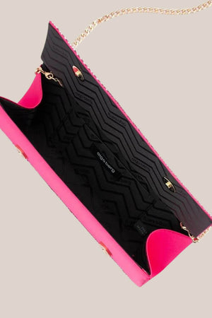 Olga Berg Camille Ombre Hotfix Clutch