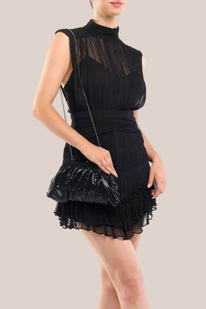 Olga Berg Jaz Mesh Clutch