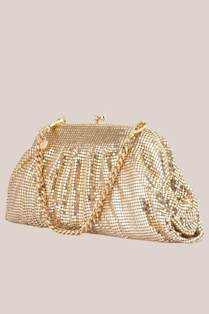 Olga Berg Jaz Mesh Clutch