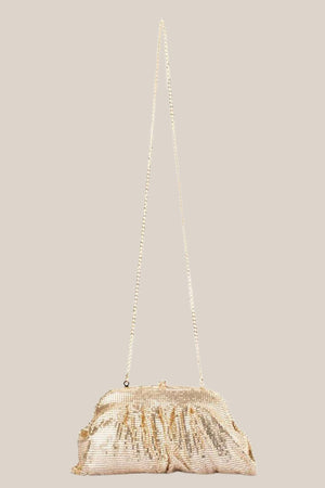 Olga Berg Jaz Mesh Clutch
