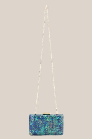 Olga Berg Genesis Acrylic Clutch