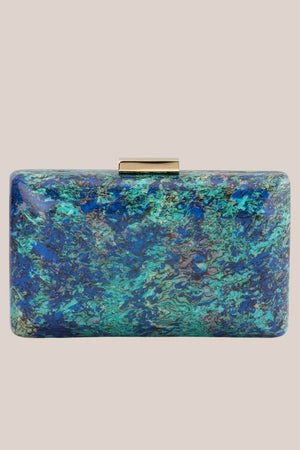 Olga Berg Genesis Acrylic Clutch