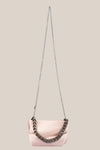 Olga Berg Jules Satin & Crystal Pouch