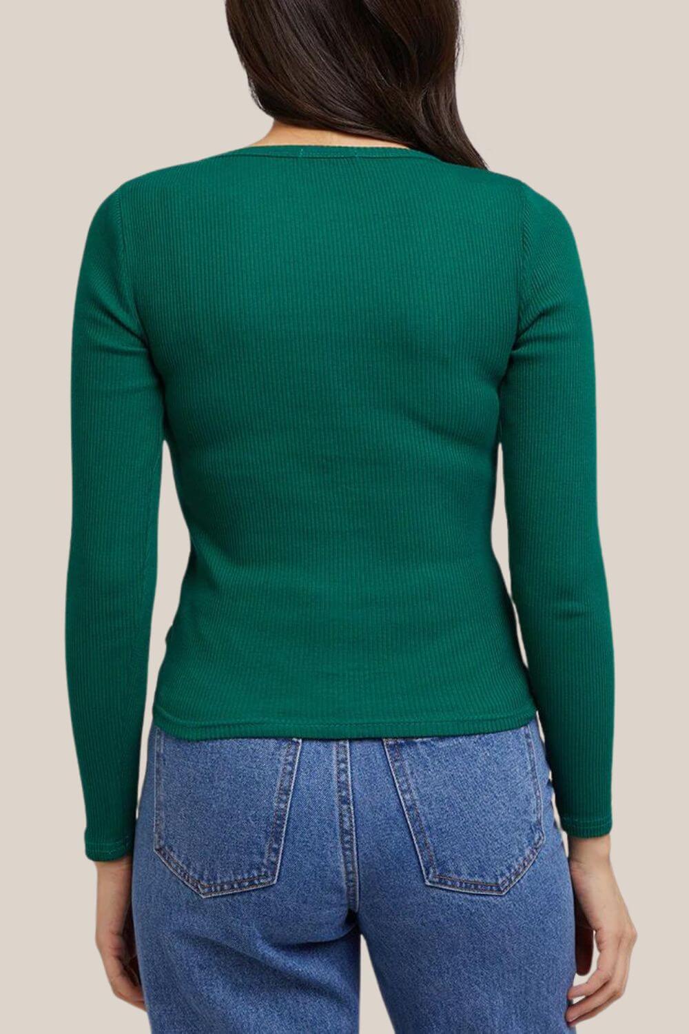 All About Eve Rib Baby Long Sleeve Tee