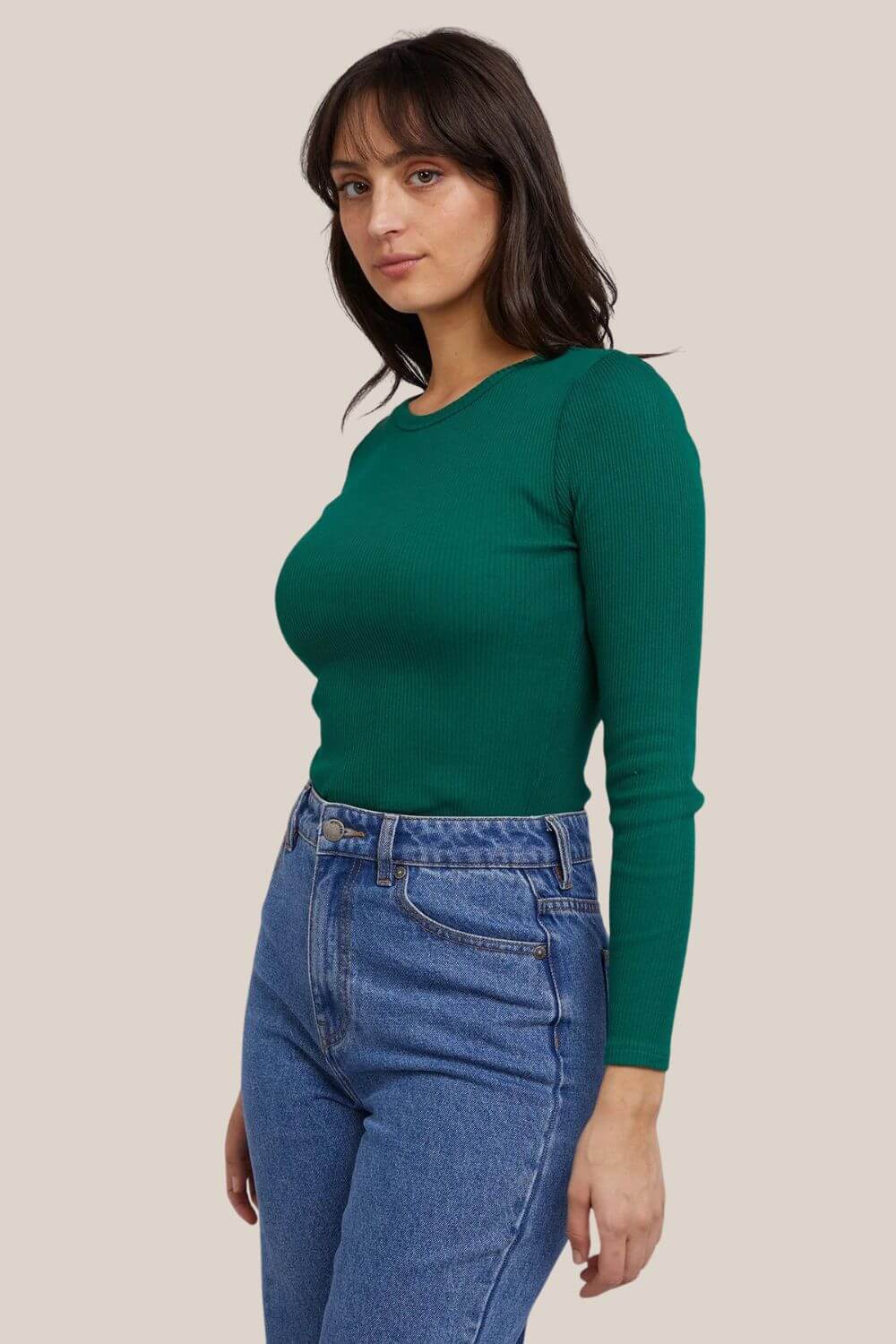 All About Eve Rib Baby Long Sleeve Tee