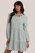 All About Eve Frankie Check Long Sleeve Mini Dress