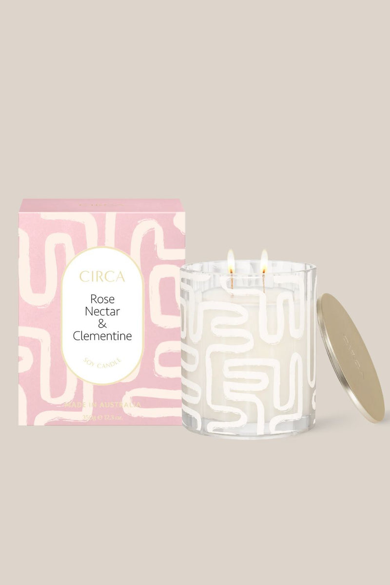 Circa Rose Nectar & Clementine Candle 350g