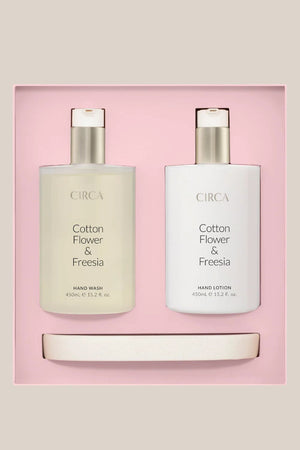 Circa Mothers Day Cotton Flower & Freesia Hand Duo Gift Set