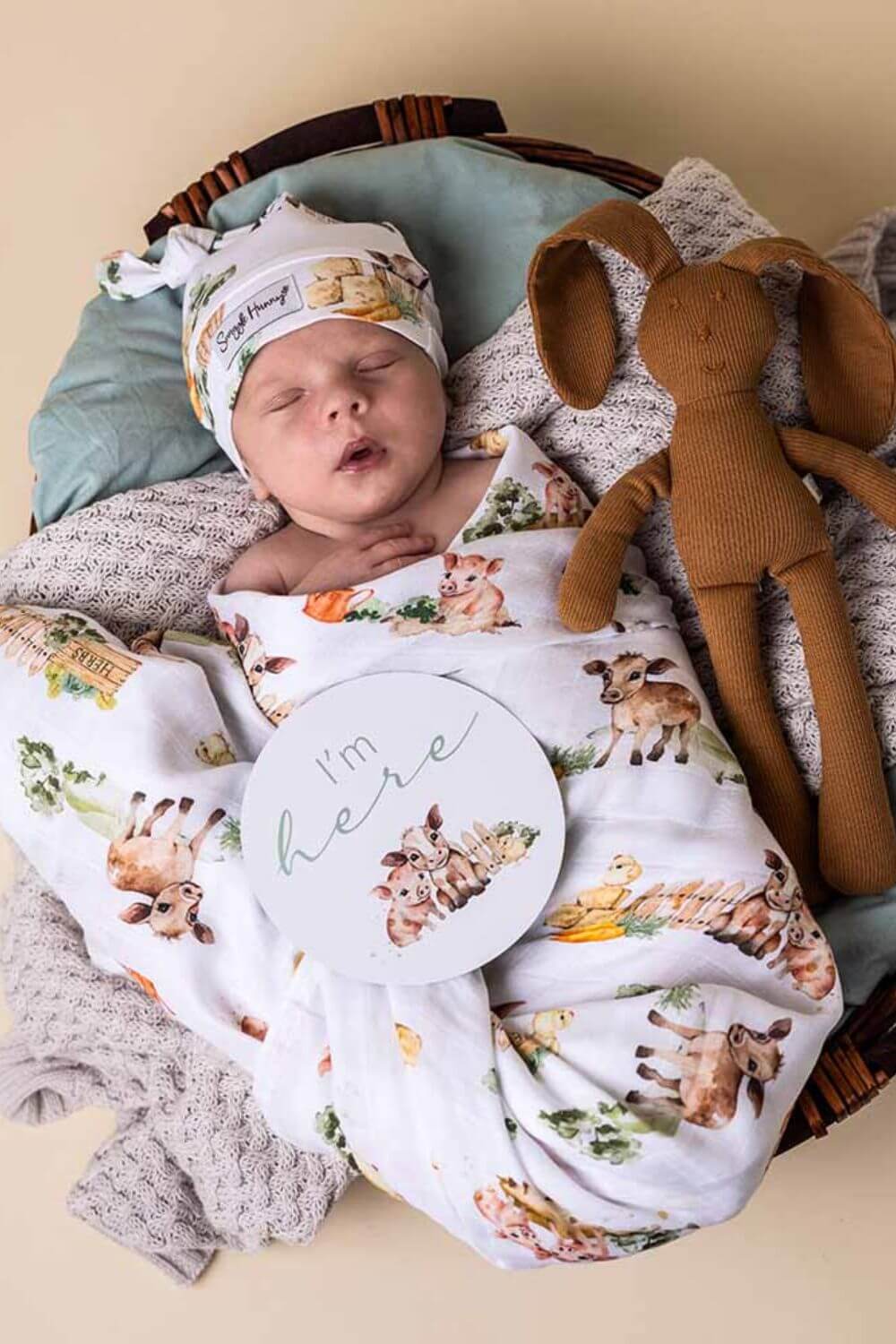 Snuggle Hunny Farm Organic Muslin Wrap