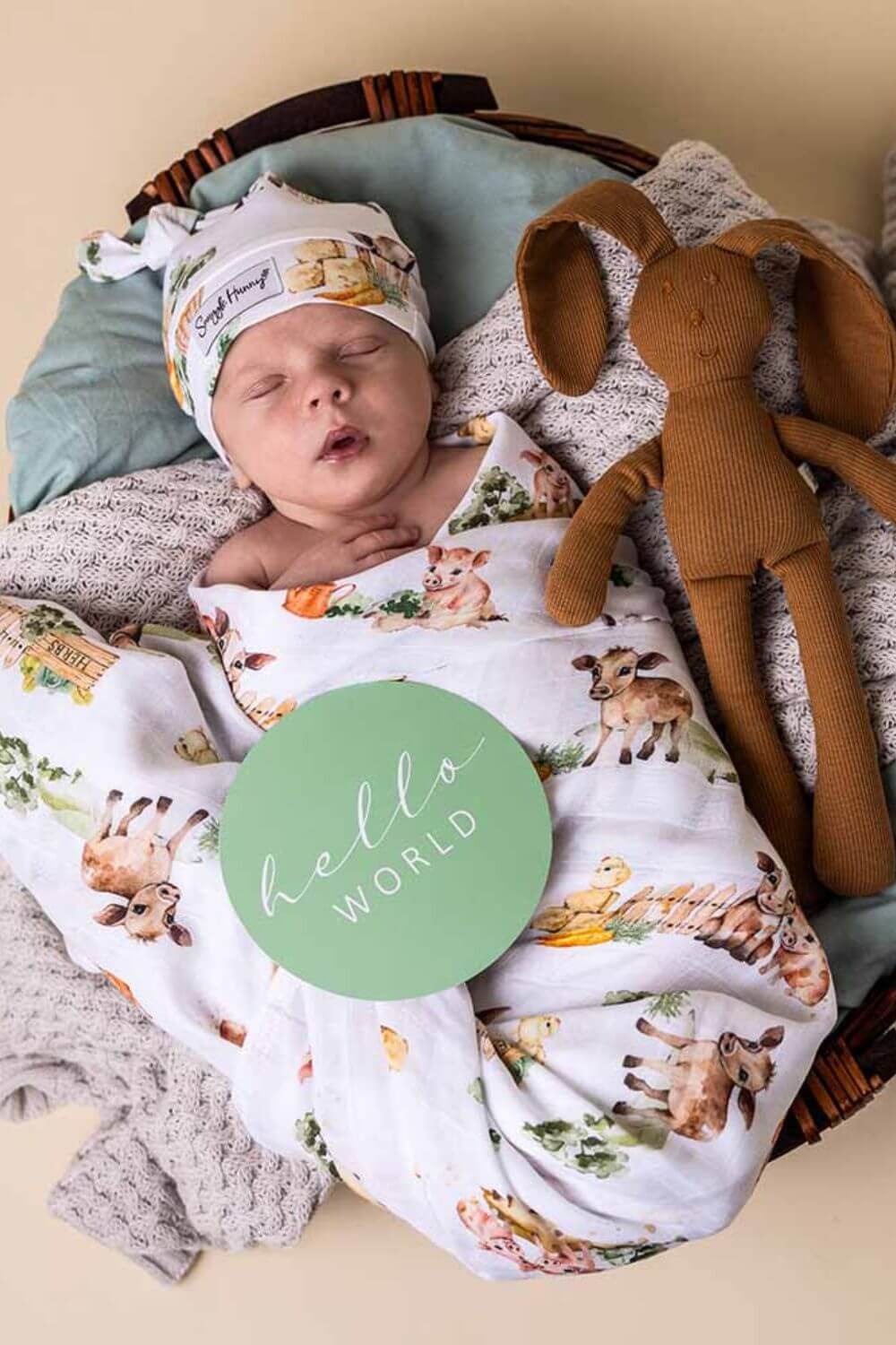 Snuggle Hunny Farm Organic Muslin Wrap