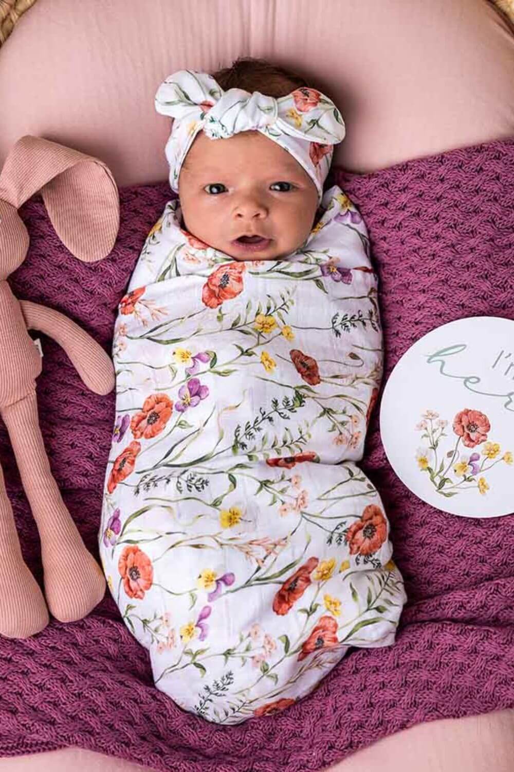 Snuggle Hunny Meadow Muslin Wrap