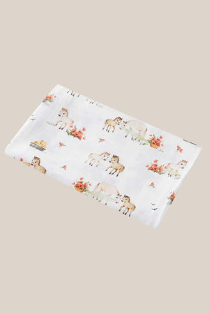 Snuggle Hunny Pony Pals Organic Muslin Wrap