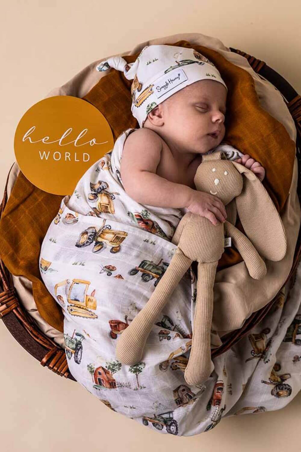 Snuggle Hunny Diggers & Ochre Reversible Milestone Cards