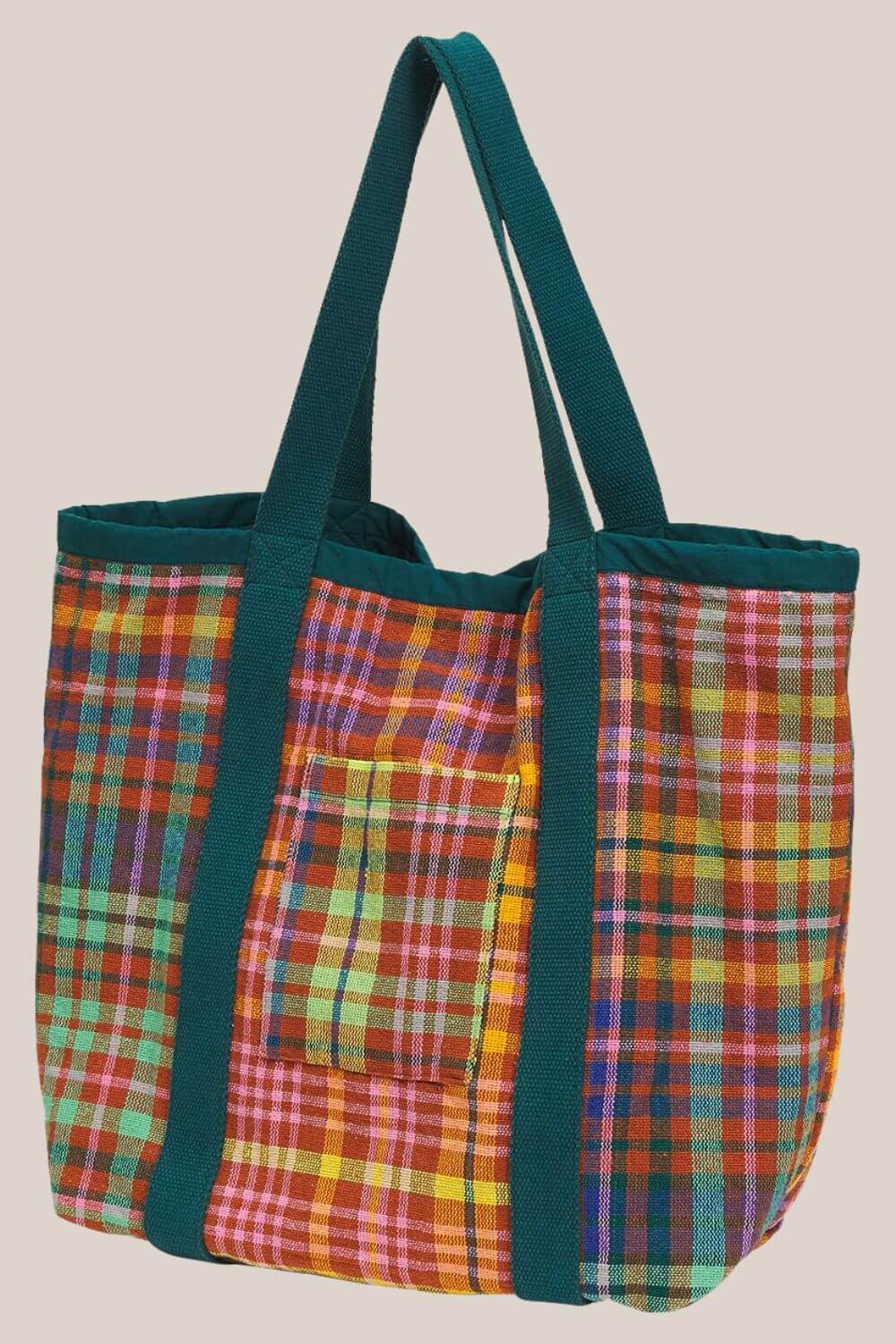Sage x Clare Telma Woven Tote