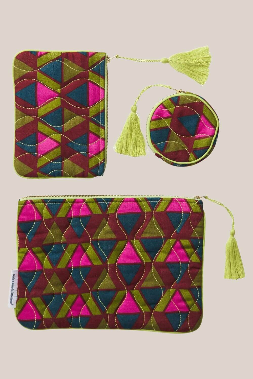 Sage x Clare Pirro Pouch Set