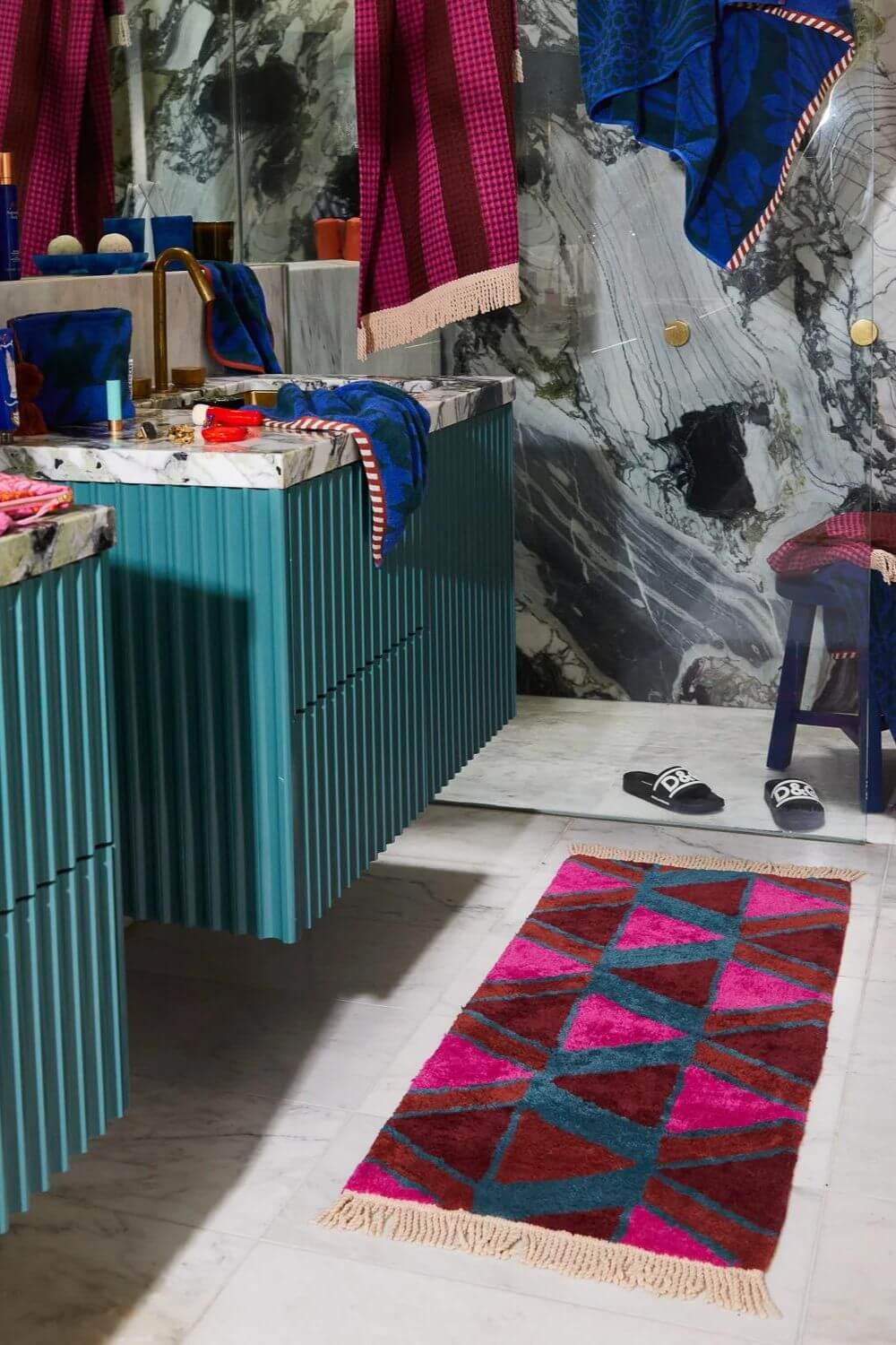 Sage x Clare Pirro Bath Runner