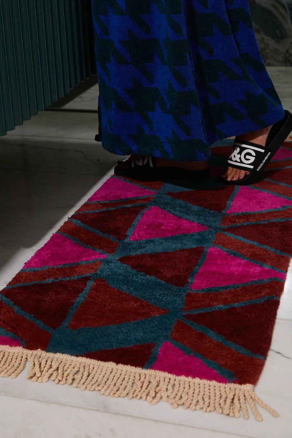 Sage x Clare Pirro Bath Runner