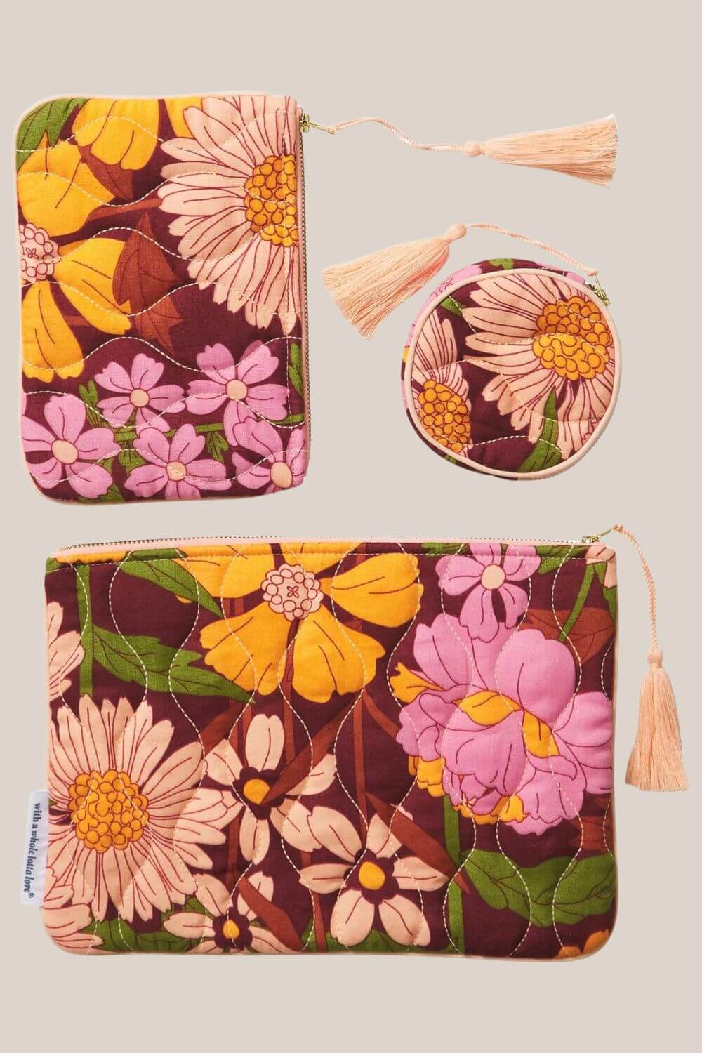 Sage x Clare Benita Pouch set