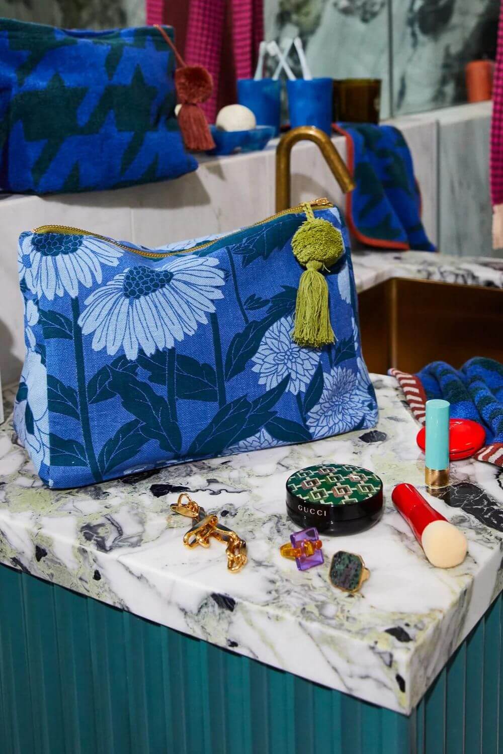 Sage x Clare Bernanda Cosmetic Bag