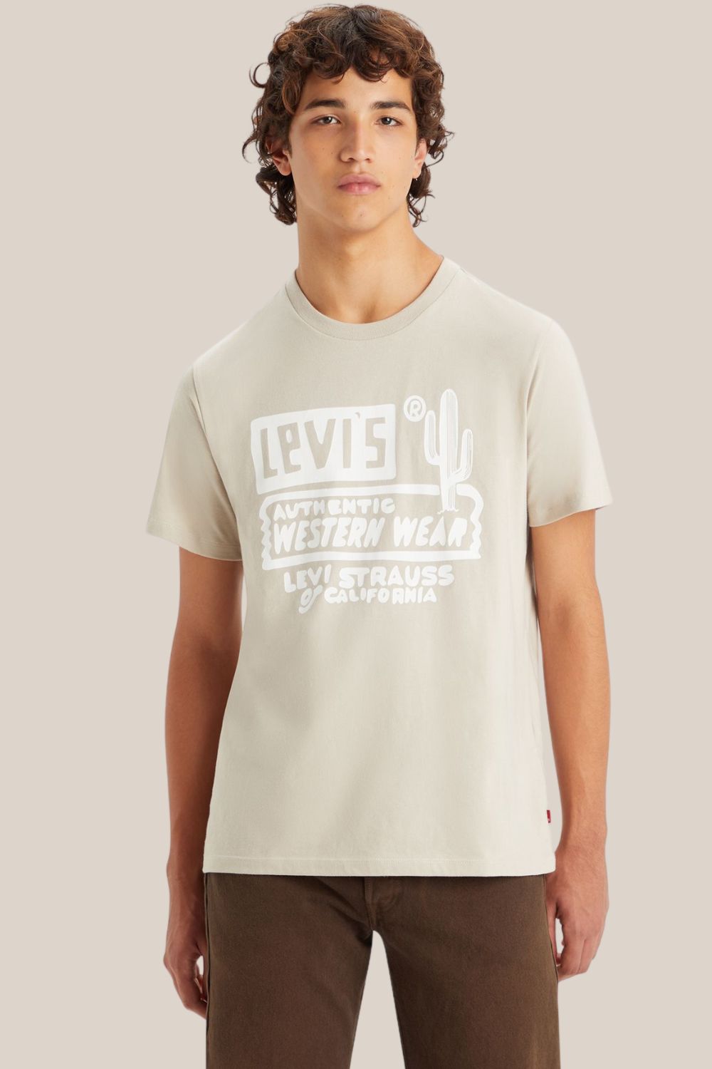 Levi Mens Graphic Crewneck Tee Western Wear