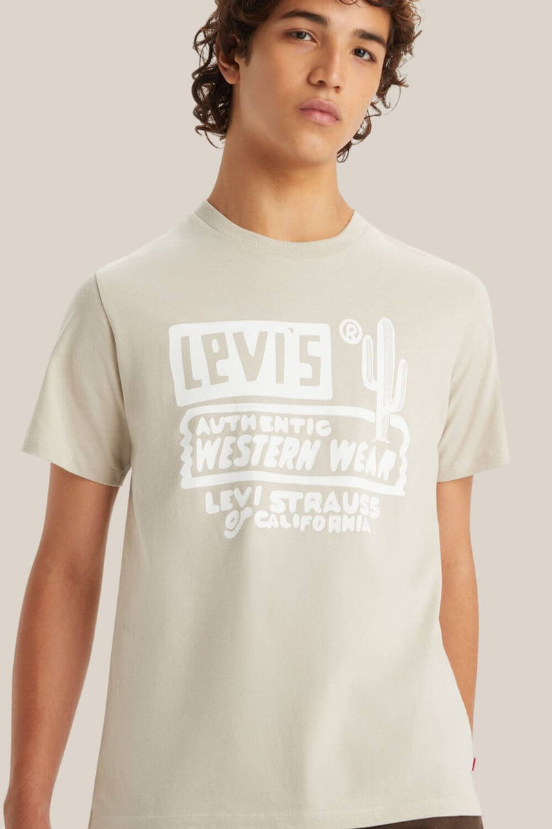 Levi Mens Graphic Crewneck Tee Western Wear