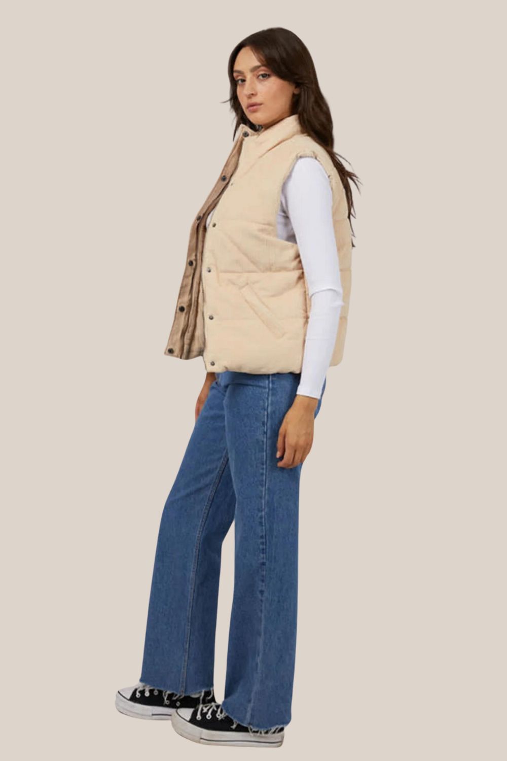 All About Eve Cali Cord Vest